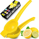 Zulay Premium Quality Metal Lemon Squeezer, Citrus Juicer, Manual Press for Extracting the Most Juice Possible