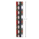 Hallmark Christmas Wrapping Paper Bundle with Cut Lines on Reverse, Plaid (Pack of 4, 120 sq. ft. TTL) Red and Black, Green and Blue, Red and Green Plaid, 4 Pack