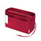 ZTUJO Purse Organizer Insert, Felt Bag organizer with zipper, Handbag & Tote Shaper, For Speedy Neverfull Tote, 6 Sizes, Silky Red, Large