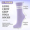 Grip Socks Yoga Socks with Grips for Women Non Slip, Pilates, Workout, Pure Barre, Ballet, Dance, Hospital Socks, White/Pink/Blue/Purple/Green, One size