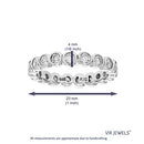 (White-Gold, 7) - Vir Jewels 14K Gold Diamond Eternity Ring (1.50 CT)