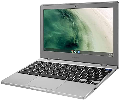 Newest Samsung Chromebook 4 11.6” Laptop Computer for Business Student, Intel Celeron N4020(Up to 2.8GHz), 4GB RAM, 32GB eMMC, Webcam, WiFi, Bluetooth, USB Type-C , Chrome OS, Silver+JVQ MP
