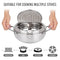 Deep Fryer Pot,Oxydrily Japanese Tempura Deep Fryer Stainless Steel Frying Pot With Thermometer