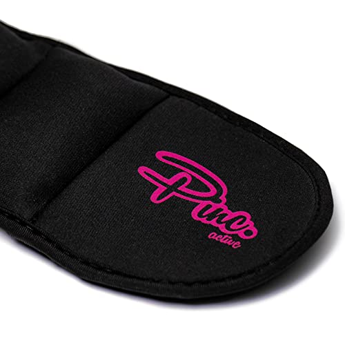 HEALTHYMODELLIFE Ankle Weights Set by Healthy Model Life (2x2lbs Cuffs) - 4lb in Total - Train Like A Model - at Home Workout Equipment for Slimming Thighs, Toning Glutes, More