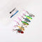 WANBY Proven Explosive Color Special Spinner Spoon Swimbait Vibrating Jigging Freshwater Saltwater Fishing Lures with Hook Fishing Tackle for Trout Bass Salmon（7Pcs）