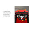 Mazam Jeep Kids Ride On Car with 12V Battery Twin Motors and Remote Control Red