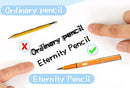 10 Pcs Inkless Pencils Eternal Pencil with Pencil Case, Everlasting Pencil with 10 pcs Replacement Nibs,Infinite Pencil,Reusable Erasable Unlimited Writing for Student Adult Artist Writing Drawing