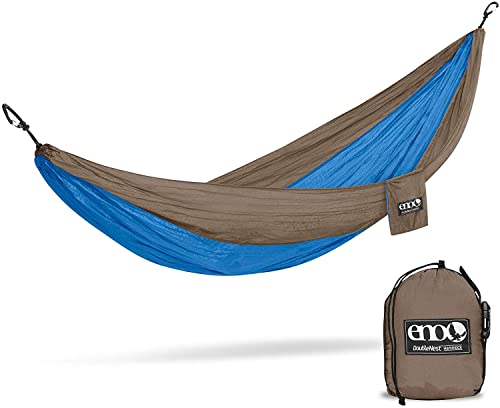 ENO DoubleNest Camping Hammock, Teal/Khaki