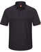 Red Kap Men's Big and Tall Big & Tall Professional Polo Shirt, Black, 4X-Large