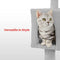 Floofi 170cm Cat Tree, Cat Tower, Cat Scratching Post, Cat Tree for Indoor Cats, Cat Condo, Cat Furniture, Cat Trees, Cat Post, Large Cat Tree, Cat Tree Tower, Cat Tower Large Cats (Grey)