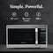 Farberware Countertop Microwave 700 Watts, 0.7 Cu. Ft. - Microwave Oven With LED Lighting and Child Lock - Perfect for Apartments and Dorms - Easy Clean Stainless Steel