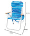 RIO Gear 4-Position Hi-Boy Backpack Beach Chair -Aluminum, Stripe