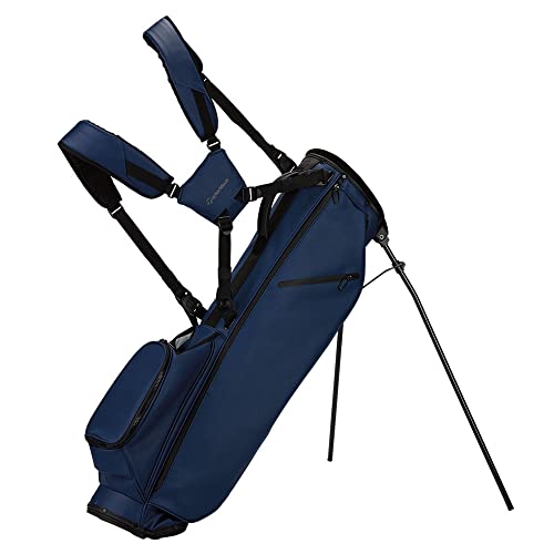 New 2023 TaylorMade Flextech Premium Carry Navy 3 Way Stand/Carry Golf Bag