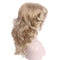 STfantasy 1920s Wig for Women Mid Long Wave Blonde Hair Natural Wig Women Daily Costume Cosplay Party