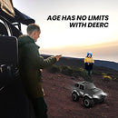 DEERC DE49 RC Cars Remote Control Car, 160 Mins Play SUV Cars Toys,2.4Ghz 1:18 Scale All-Terrain Monster Trucks with LED Headlights, Auto Demo Mode Off-Road Jeep Crawler Gifts for Boys Girls Kids,Grey