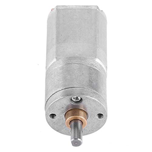 Reduction Motor, DC 12V High Torque Electric Gear Reduction Motor 15~200RPM Outer Diameter 20MM Motor Tool Electric Gear Box(12V 15RPM)