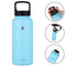 Thenti 1L Drink Bottle - Ocean Blue | Double-Walled Stainless Steel Water Bottle | Insulated Water Bottle | Leak-Proof Water Bottles | Waterbottle Ideal for Outdoor Sports & Gym Kids Water Bottle