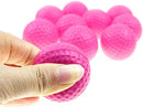 KOFULL Foam Golf Practice Balls, 12 Pack Realistic Feel and Limited Flight Training Balls for Indoor or Outdoor, Pink Soft Practice Golf Balls for Backyard