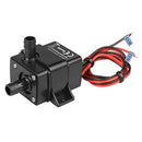 DC 12-24V Mini Submersible Water Pump Max. 220L/H 10ft Lift for Aquarium Garden Pond Fall Hydroponic Fountains, Clear Water Only