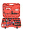 HORUSDY 28PCS Automotive Cooling System Radiator Pressure Tester Coolant Vacuum Refill Kit: Comprehensive Leak Test and Purge Fill Tool Set for Cars