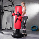 Holyfire Focus Bags Inflatable Punching Bag for Children and Adults - Used to Practice Karate, Taekwondo and Instant Rebound Punching Bag to Relieve Children and Adults' Emotions (Red-a)