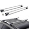 VEVOR Universal Roof Rack Cross Bars, 137 cm Aluminum Roof Rack Crossbars, Fit Existing Raised Side Rail with Gap, 200 lbs Load Capacity, Adjustable Crossbars with Locks, for SUVs, Sedans, and Vans