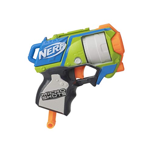 NERF - MicroShots Bundle - inc Stryfe, Strongarm, Firestrike, Roughcut Microshots and 2 Chase Microshots and 12 Elite Darts - Amazon Exclusive - Kids Toys and outdoor games - Ages 8plus