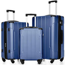 Merax Luggage Set 3 Piece Expandable Lightweight Spinner Suitcase with Corner Guards, Blue., 3-Piece Set (20/24/28), Merax Luggage Set 3 Piece Expandable Lightweight Spinner Suitcase With Corner Guards (Blue.)