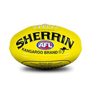 Sherrin AFL Super Soft Touch Football, Yellow, Size 3