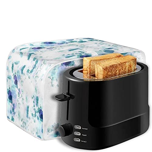 ZFRXIGN Hippie Sea Turtle Toaster Covers Toaster Dust Cover Toaster Bag Kitchen Appliance Covers Toaster Oven Dustproof Cover Machine Washable Aqua Blue, M - 4 Slice (P5823130105)