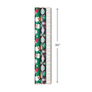 Hallmark Christmas Wrapping Paper for Kids with Cut Lines on Reverse (3 Rolls: 120 Sq. Ft. Ttl.) Multicultural Santa Claus"Merry Christmas" in Red, Green and Yellow Tri-Pack Red, Green, Yellow, Black, White 0005JXW1207