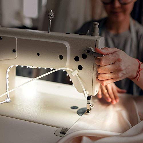 Sewing Machine Light,30 LED Lighting Strip kit Cold White 6000k with Touch dimmer and USB Power,Fits All Sewing Machines (2pack)