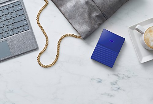 WD 2TB Blue My Passport Portable Hard Drive - USB3.0 - WDBYFT0020BBL-WESN