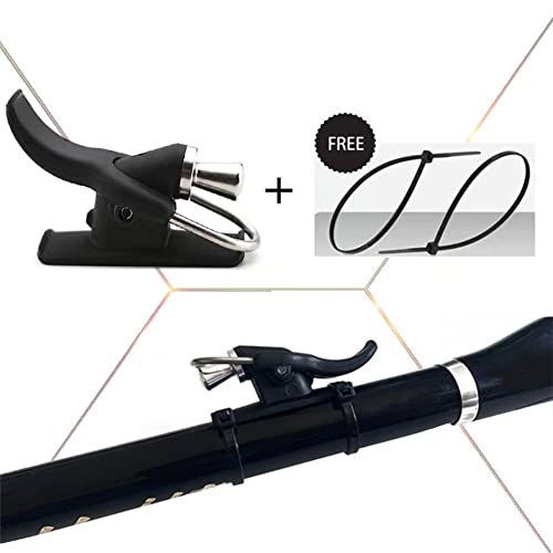 LIZHOUMIL 2 Pack Sea Fishing Casting Trigger, Casting Cannon Clip, Bionic Finger, Thumb Button, Fixed Spool Casting Aid for Sea Shore Beach Fishing Black