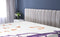 Ambesonne Music Fitted Sheet, Musical Notes Instrument Violin Cello in Watercolors Style White Backdrop Print, Soft Decorative Fabric Bedding All-Round Elastic Pocket, Twin Size, Purple Red