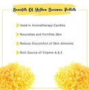 ORKU 500g Tub Organic Beeswax Pellets - Pharmaceutical Grade | Cosmetic-Grade Yellow Beeswax for Candles, Encaustic Art, Cosmetics, Body Preparations | Certified Organic Supplier