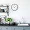 Seiko Office Wall Clock, Silver Tone, No Size