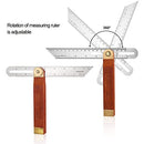 Adjustable Carpentry Square Bevel Gauge, T Bevel Angle Finder Craft Bevel Tool for Craftsman Carpenter Architect Engineer Woodworking