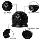 3Pcs Trailer Hitch Ball Cover Universal-50mm Tow Ball Cover,Black Rubber Ball Cover,Plastic Ball Cover,Tow Bar Ball Cover,for Towing Trailer Caravan Car Wash Proof, Abrasion & Dirt Protection