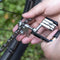 Kadacha 20-in-1 Bicycle Multifunction Tool with CO2 Inflator - Compact and Lightweight Multitool Kit for Road and Mountain Bikes - Includes Hex, Torx, Screwdriver and Chain Tool.