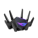 ASUS ROG Rapture GT-AXE16000 Quad-band WiFi 6E Extendable Gaming Router, 6GHz Band, Dual 10G Ports, 2.5G WAN Port, ASUS RangeBoost Plus, Triple-level Game Acceleration, VPN Fusion, AiMesh Compatible