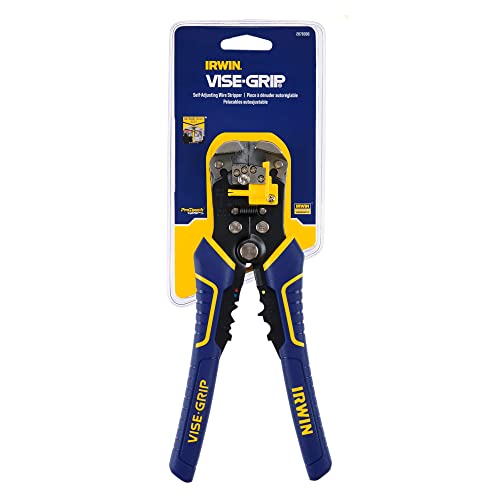IRWIN VISE-GRIP Self-Adjusting Wire Stripper, 8", 2078300
