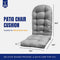 YEFU Adirondack Chair Cushion, Rocking Chair Cushions high Back, Thickened Patio Chair pad for Indoor and Outdoor, 49x20x5 inch, Gray, 2-Pack