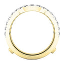 1.00 Carat (ctw) Round Diamond Ladies Wedding Band Enhancer Guard Ring 1 CT, 10K Yellow Gold, Size 9.5