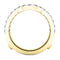 1.00 Carat (ctw) Round Diamond Ladies Wedding Band Enhancer Guard Ring 1 CT, 10K Yellow Gold, Size 9.5