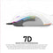 Fantech Gaming PC Mouse 10000 Adjustable DPI Wired RGB LED Light Seven Macro Button Computer Mice (X17) (White)