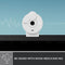 Logitech Brio 300 Full HD Webcam with Privacy Shutter, Noise Reduction Microphone, USB-C, Certified for Zoom, Microsoft Teams, Google Meet, Auto Light Correction - Off White
