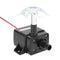 LEDGLE Mini Submersible Water Pump (240L/H, 3.6W), Electric Brushless Fountain, Powerful Water Pumps Ultra-Quiet, Dual-Purpose Design for Aquariums, Fish Tank, Hydroponics, Aquaponics, Ponds