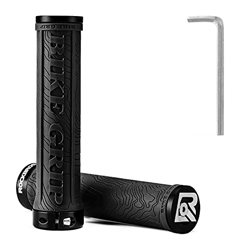 ROCKBROS Bike Handlebar Grips Double Lock-on Bicycle Handle Bar Ends for Mountain MTB BMX 22.2mm