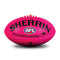 Sherrin Kangaroo Brand Synthetic AFL Football, Pink (4241/PNK)